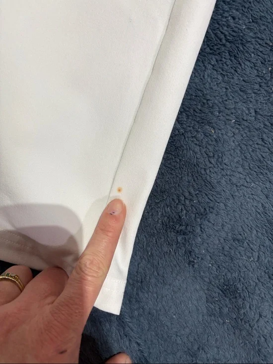 Figs High Waisted Optic White Women's Cargo Scrub Pants - Picture 3 of 7